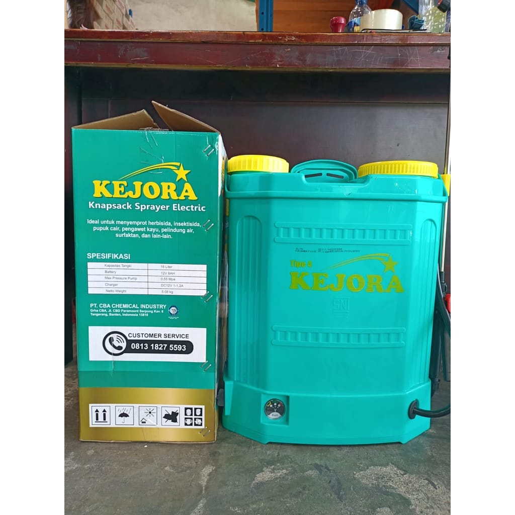 Jual Sprayer Tangki Semprot CBA KEJORA ELEKTRIK 16 L Spreyer Pertanian ...