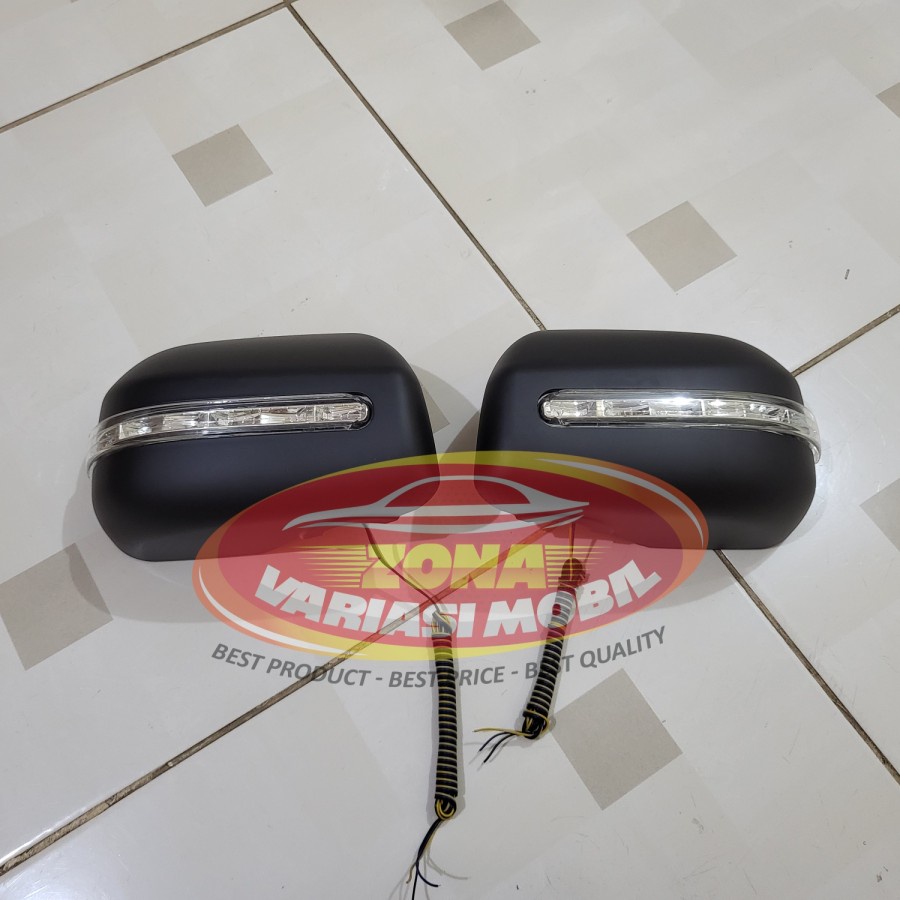 Jual Cover Spion Mirror Cover All New Avanza Xenia Model Ori Ganti Hitam Doff Lampu Tahun