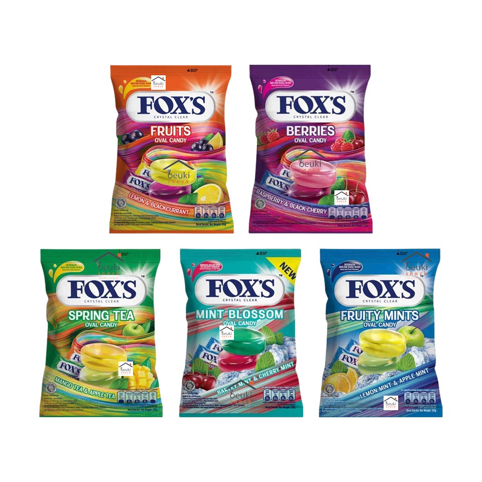 Jual Fox's Permen Oval Bening Berbagai Varian Pilih Rasa | Shopee Indonesia