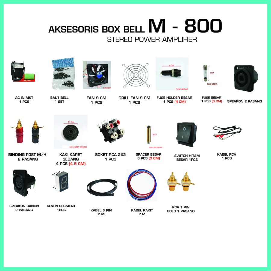 Jual AKSESORIS BOX AMPLIFIER BELL BGR | Shopee Indonesia