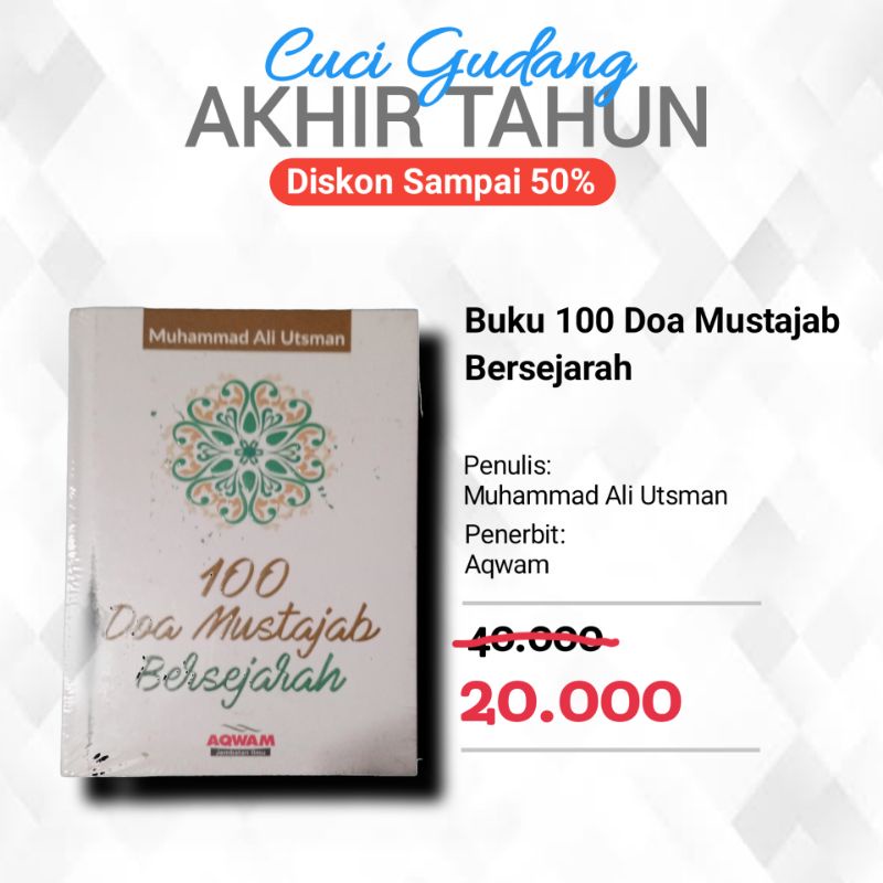 Jual 100 Doa Mustajab Bersejarah | Shopee Indonesia