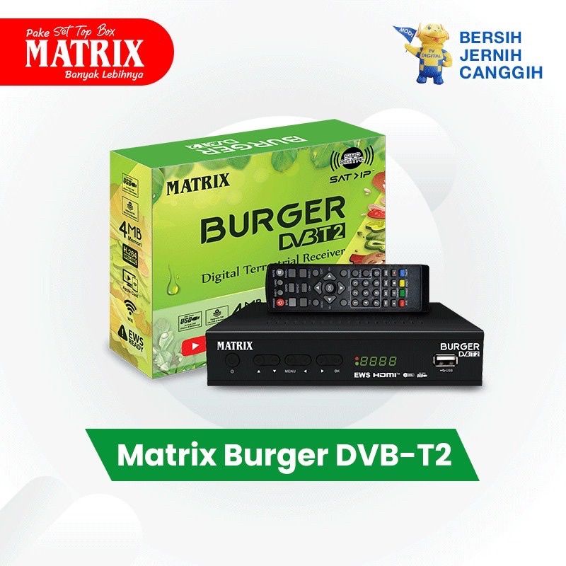 Jual SETUP BOX / SETOP BOX DIGITAL MATRIX BURGER | Shopee Indonesia
