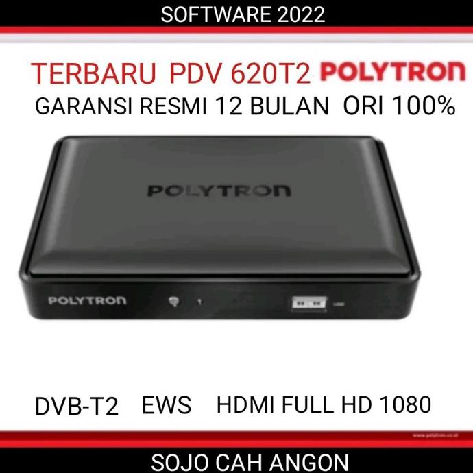Jual Set Top Box Polytron Pdv 620T2 Stb Dvb T2 Penerima Siaran Tv Digital Shopee Indonesia