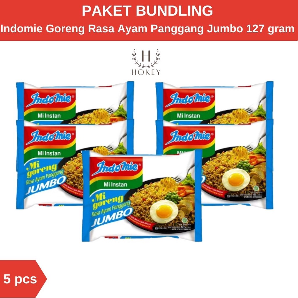 Jual Indomie Goreng Rasa Ayam Panggang 127gr Isi 5 Bungkus | Shopee ...