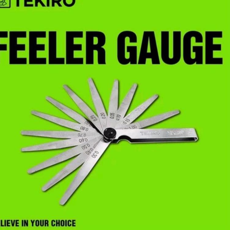Jual [KODE 08] TEKIRO FEELER GAUGE 13 BLADE FEELER GAUGE 17 BLADE ALAT