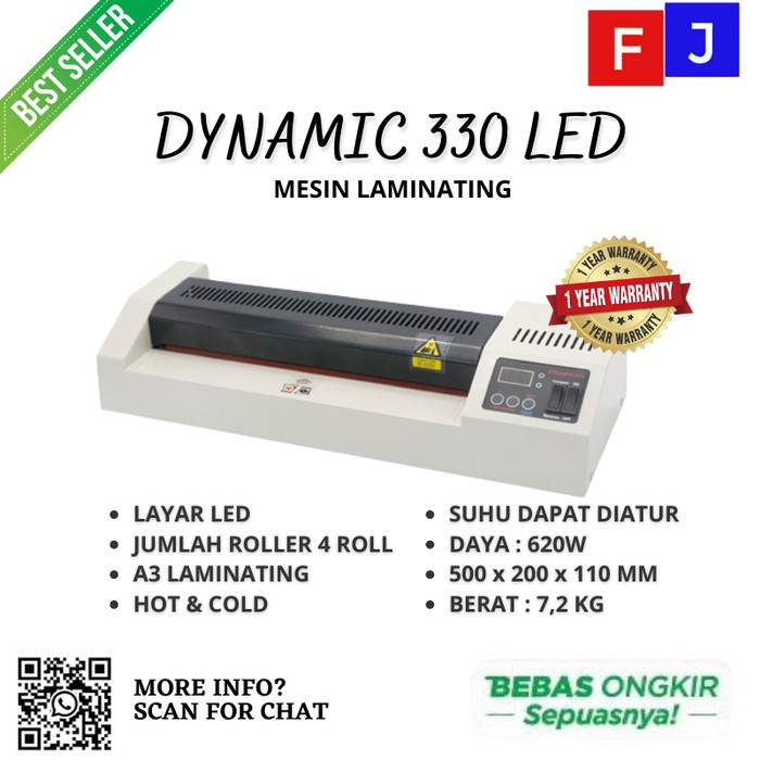 Jual Mesin Laminating DYNAMIC 330 Mesin Laminating Dynamic-330 Led ...