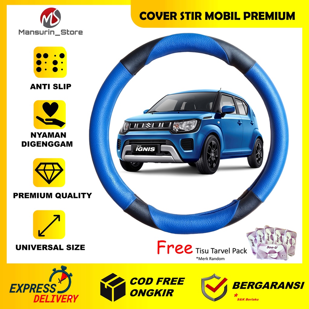Jual Cover Stir Mobil Ignis Sarung Setir Suzuki Ignis Cover Ster Mobil ...