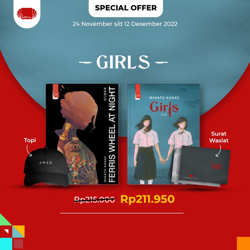 Jual Buku Girls - Minato Kanae (Special Offer) | Shopee Indonesia