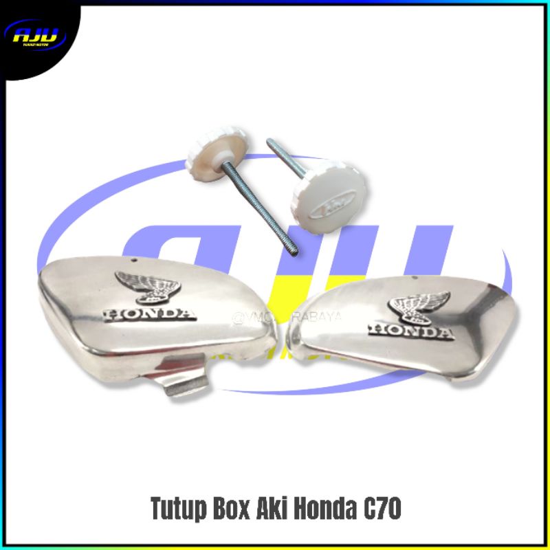 Jual Tutup Aki Box Aki Tempong Tepong Cover Accu Honda C C Alumunium High Quality Ajv