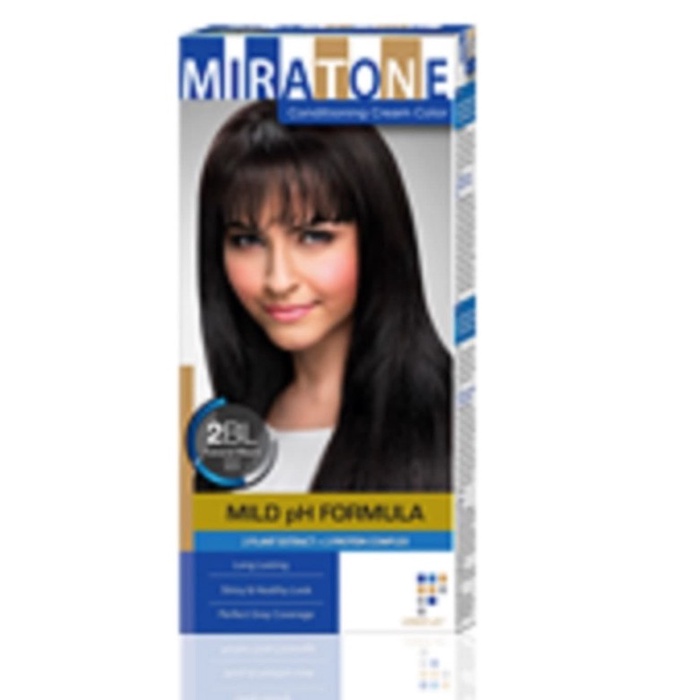 Jual Miratone Pewarna Rambut Conditioning Cream Color 2Bl (Natural ...