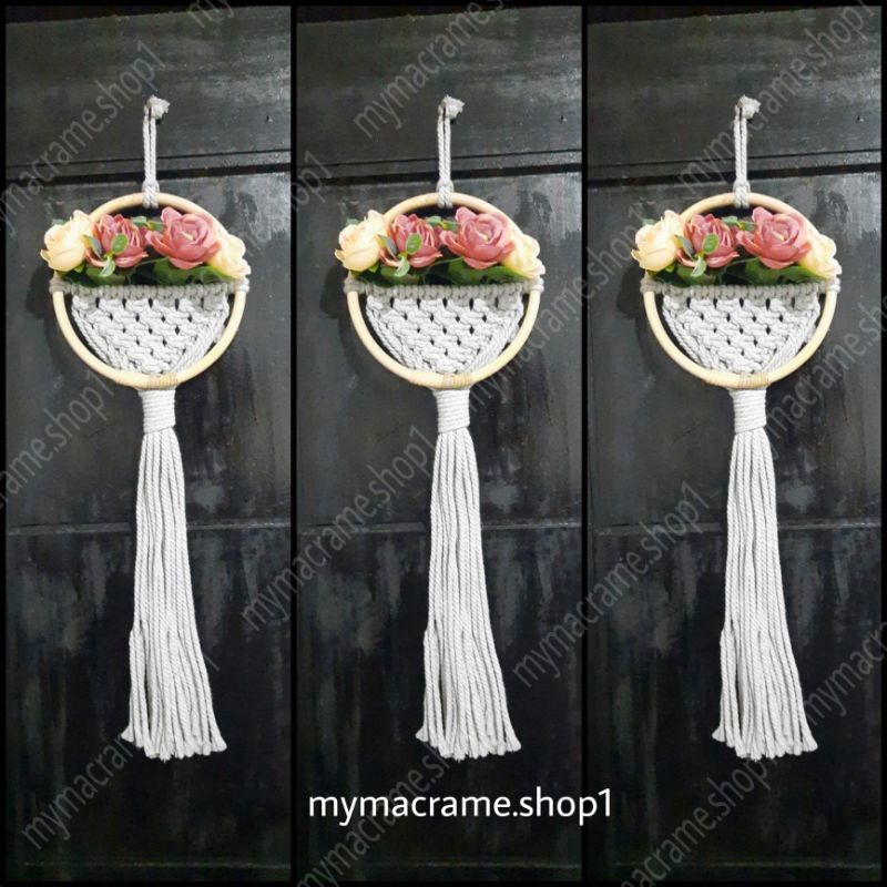 Jual Hiasan Dinding Macrame Rotan Wall Hanging Dekorasi Dinding Aesthetic Shopee Indonesia