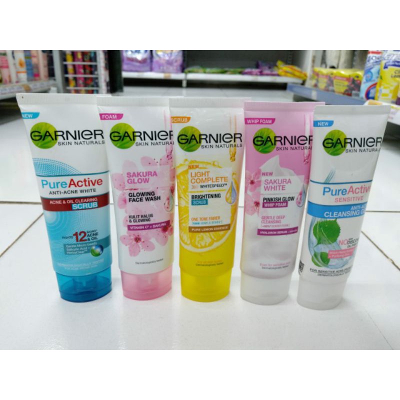 Jual Garnier Facial Foam 100ml Garnier Facial Wash 100ml Garnier