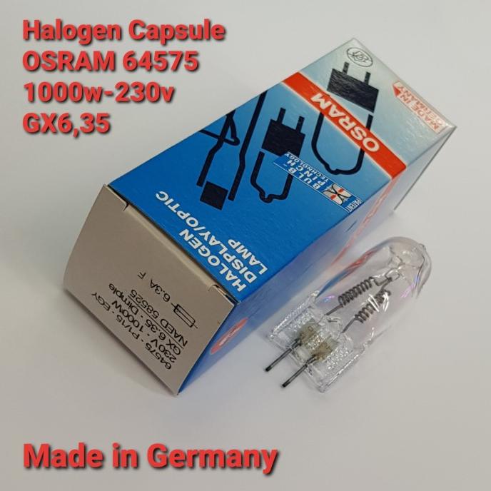 Jual Halogen Capsule Display Optic Lamps 1000w-230v OSRAM 64575 Jerman ...