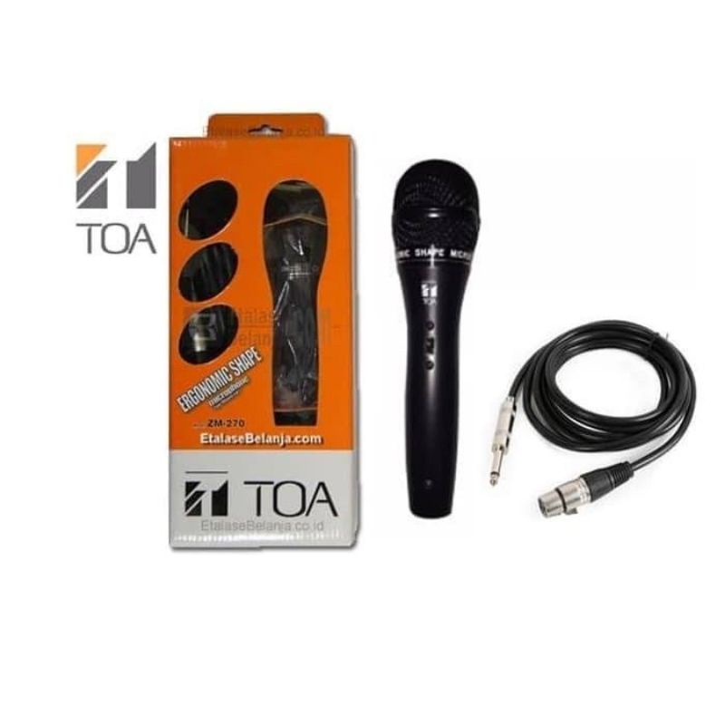 Jual MICROPHONE MIC MIKROFON TOA ZM 270 ZM270 UNTUK PENYANYI KARAOKE