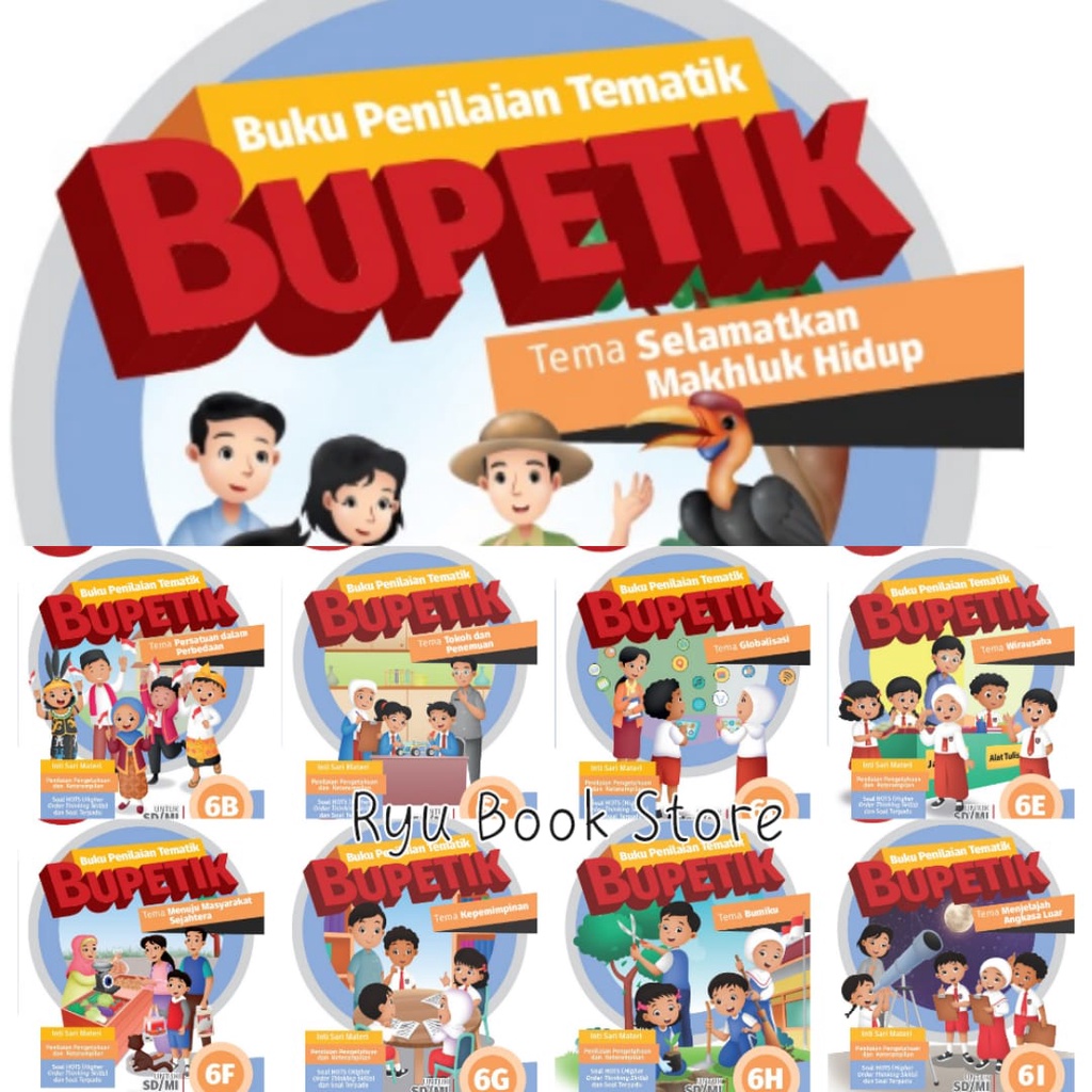 Jual Buku Bupetik Kelas 6 SD K13 Revisi Erlangga | Shopee Indonesia