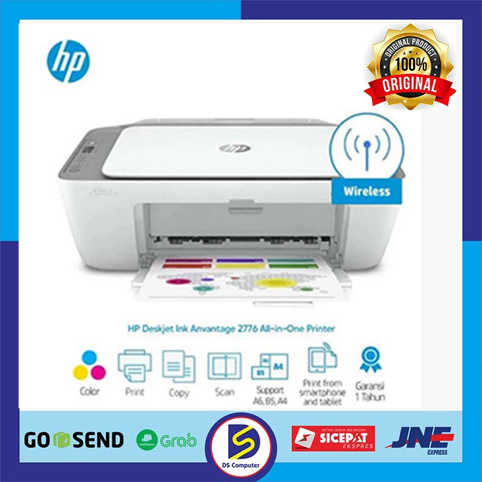 Jual Hp Deskjet 2776 Wifi Ink Advantage All In One Printer Print,Scan ...