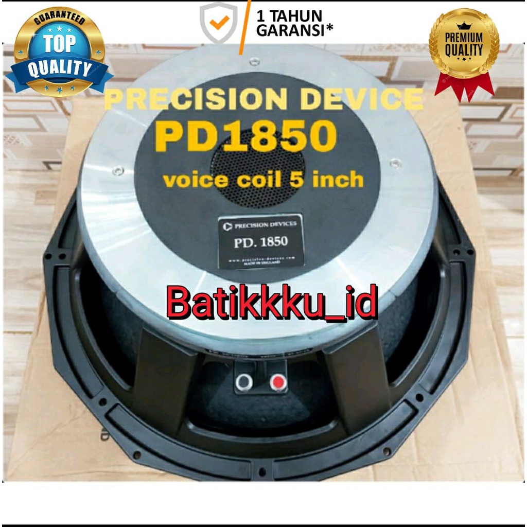 Jual Speaker Komponen Precision Devices PD 1550 PD1550 15 INCH VOICE ...