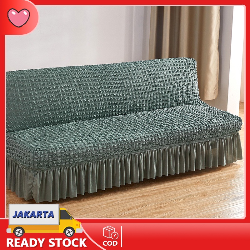 Jual Cover sofa bed Sarung Sofa Bed Elastic Sofa Bed Cover With Skirt