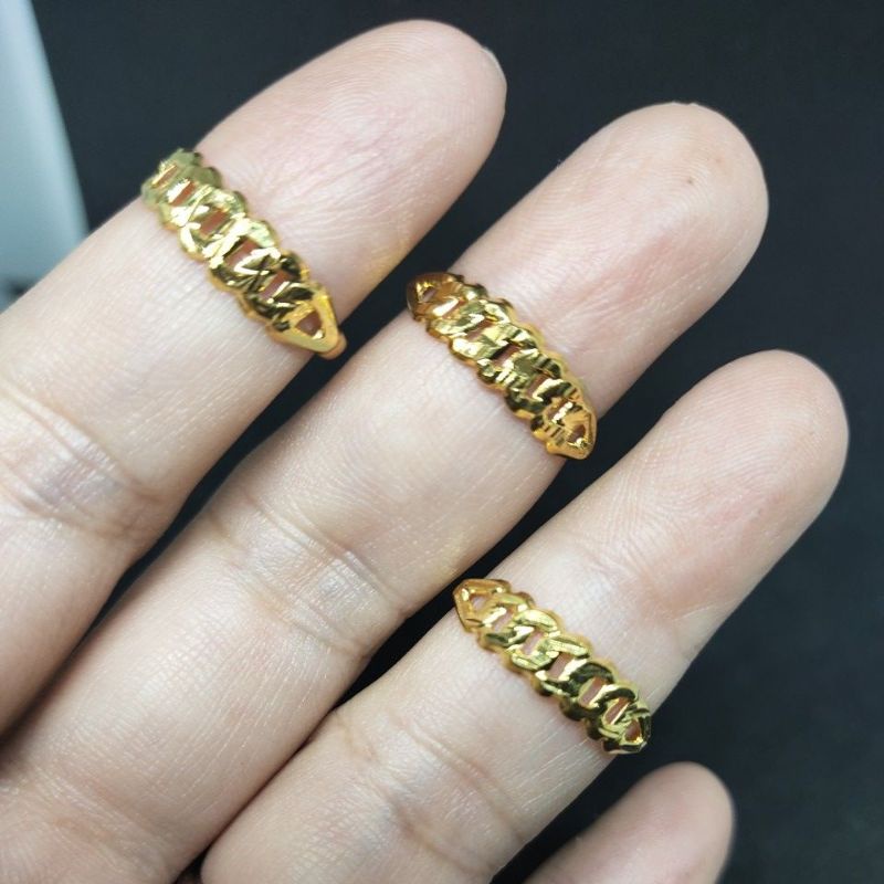 Jual cincin emas ½ rantai kadar 70% | Shopee Indonesia