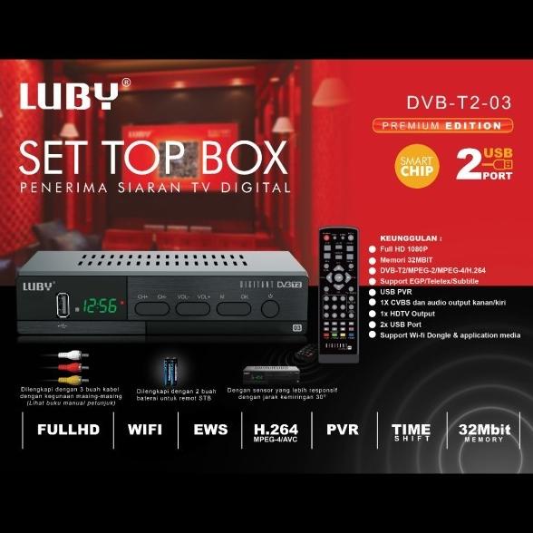 Jual LUBY SET TOP BOX DVB T2 - TIPE 03 ( TERBARU ) | Shopee Indonesia