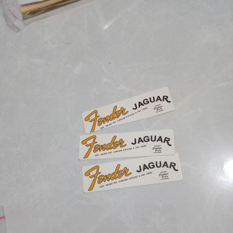 Jual decal gitar fender jaguar Shopee Indonesia
