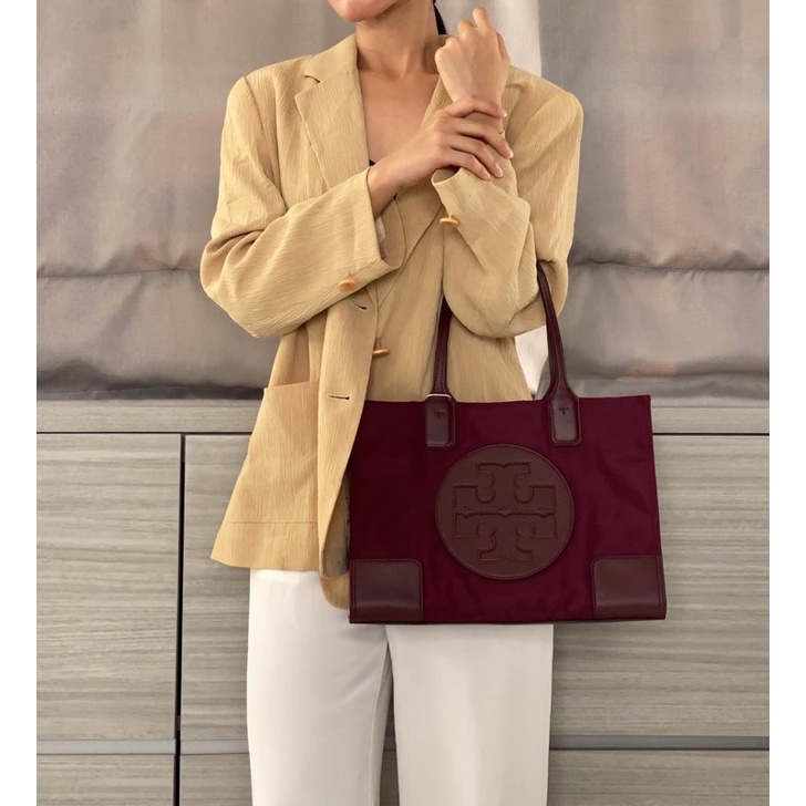 Tory Burch Ella Nylon Tote Bag Small