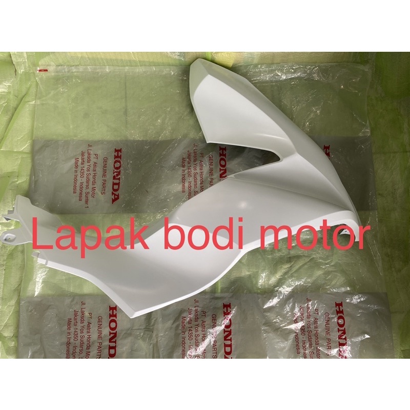 Jual Cover Front Side Sayap Body Depan Samping Kanan Kiri Pcx K Z Putih Mutiara Original