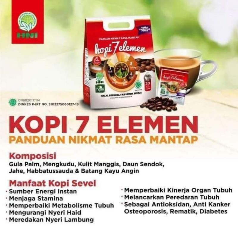 Jual Kopi Sevel Elemen Hni Hpai Original Shopee Indonesia