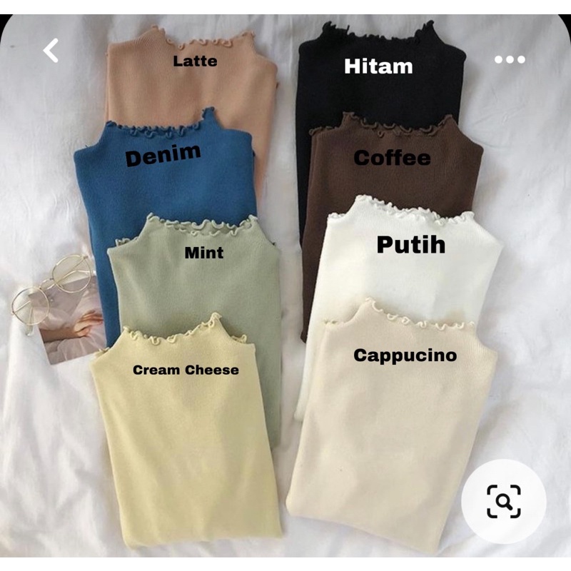 Jual INNER KNIT SLEEVELESS / INNER KOREA / STRELITZIA INNER | Shopee ...