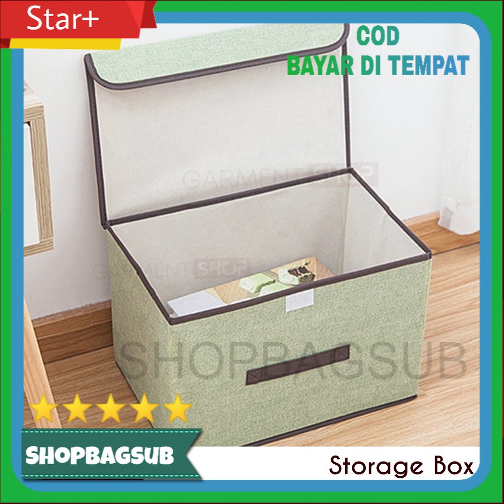 Jual Storage Box Organizer 2In1 Kotak Tempat Penyimpanan Baju Mainan ...