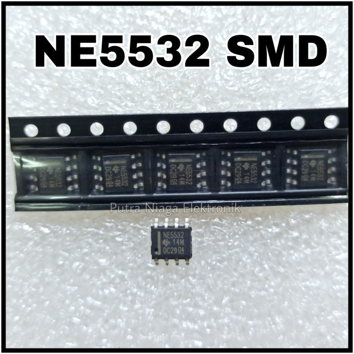 Jual ic NE5532 SMD N5532 SOP8 Dual Low Noise Op-Amp putr4n14 Juara ...