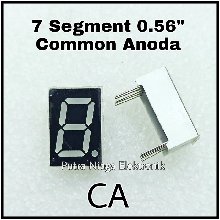 Jual 7 Segment CA (Common Anoda) 0.56