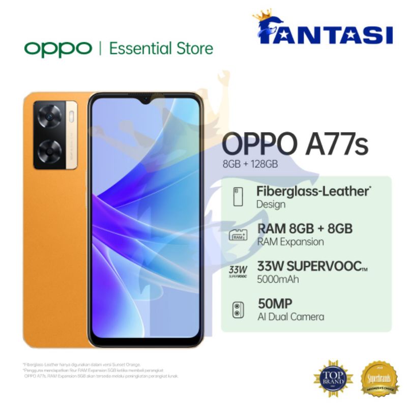 Jual OPPO A77S Black 8/128GB [+8 RAM EXPANSION]] | Shopee Indonesia