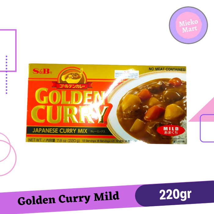 Jual S&B Golden Curry Mild | Kari Blok | Kari Jepang 220gr - CURRY MILD ...