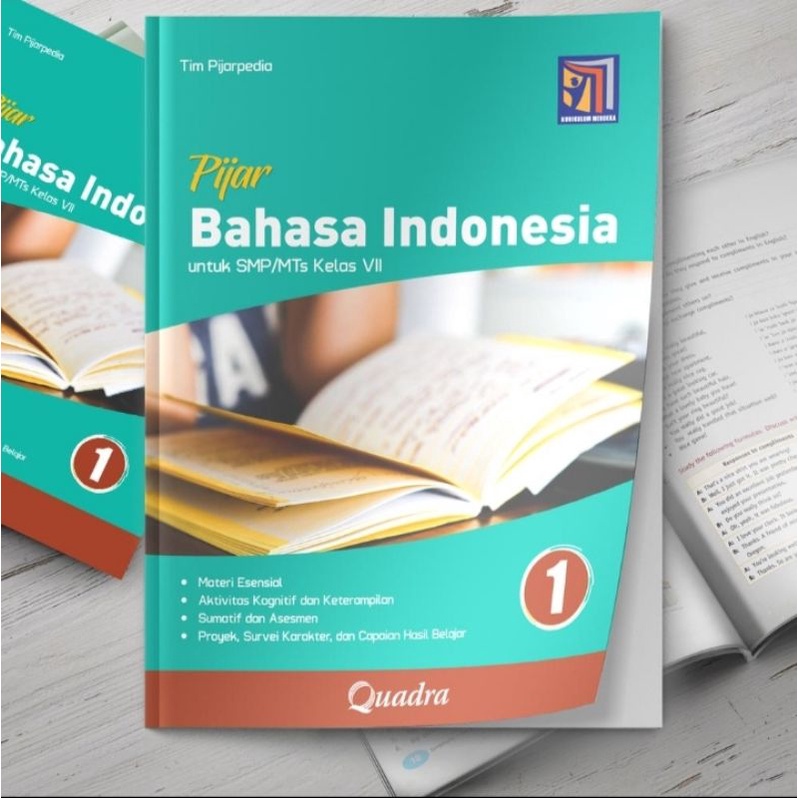 Jual Buku Quadra Smp Kelas 7 Pijar Bahasa Indonesia Kurikulum Merdeka