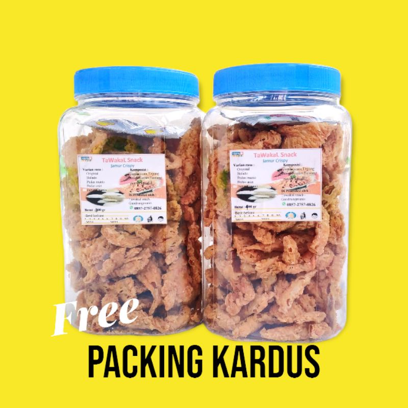 Jual jamur crispy keripik jamur jamur tiram krispi Shopee Indonesia