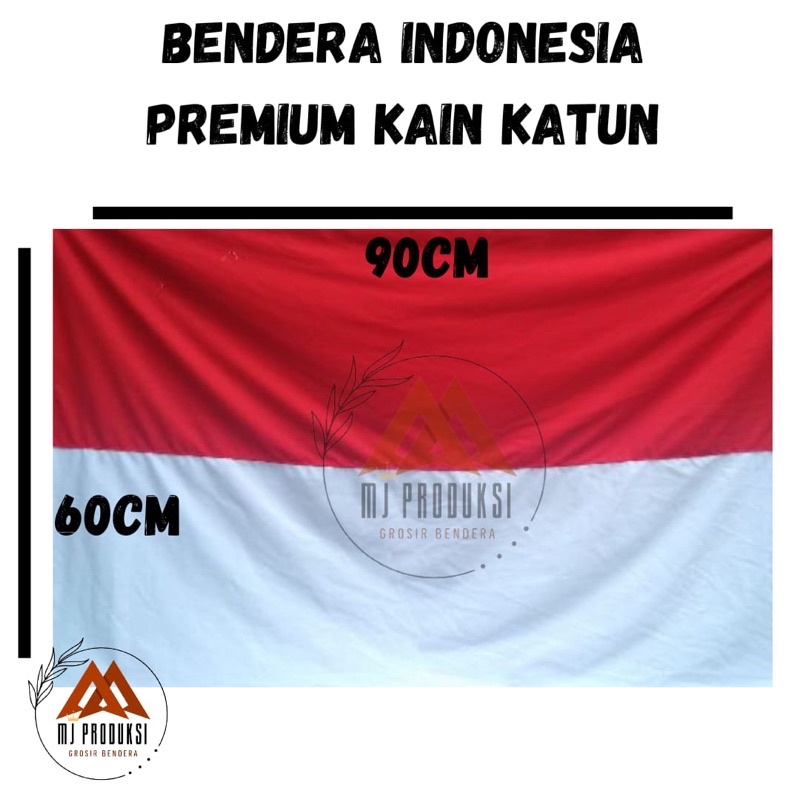 Jual Bendera Merah Putih Katun Premium Shopee Indonesia 