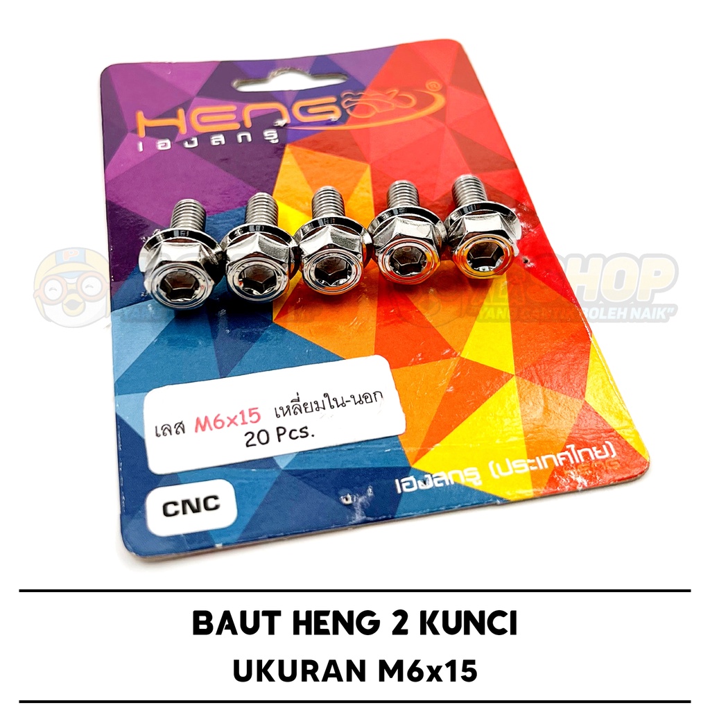 Jual Baut Cover Radiator Vario PCX ADV 125 150 Heng 2 Kunci Stainless ...