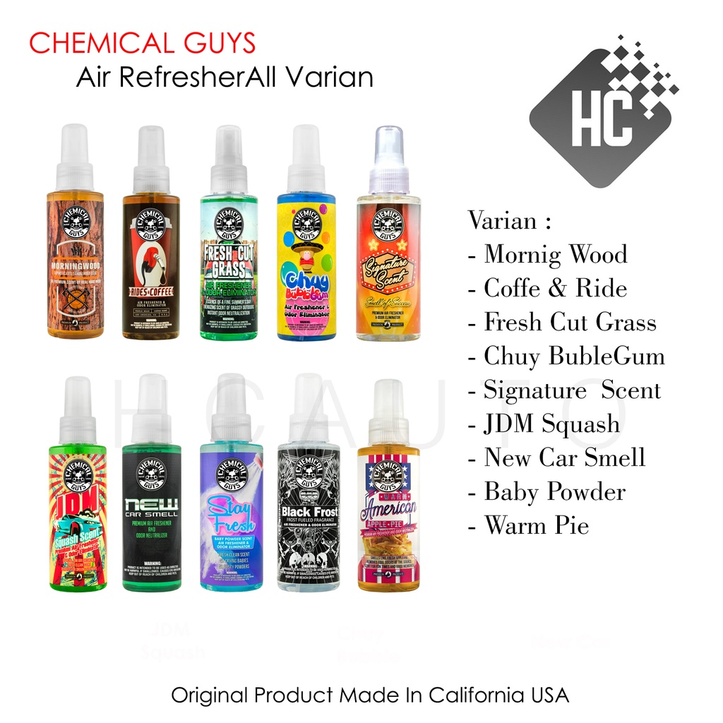 Jual Chemical Guys Air Freshener & Odor Eliminator New Car Parfum