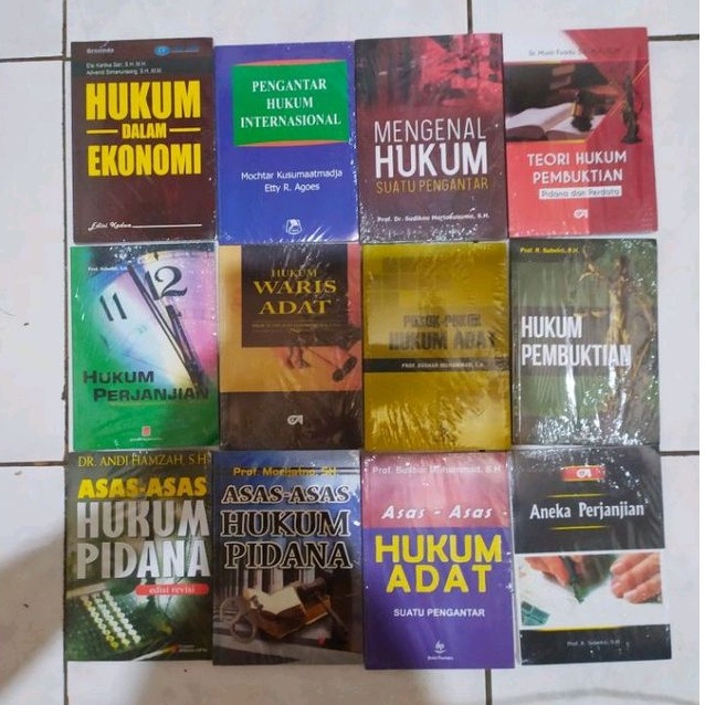 Jual bebas pilih buku hukum pembuktian aneka perjanjian asas asas hukum