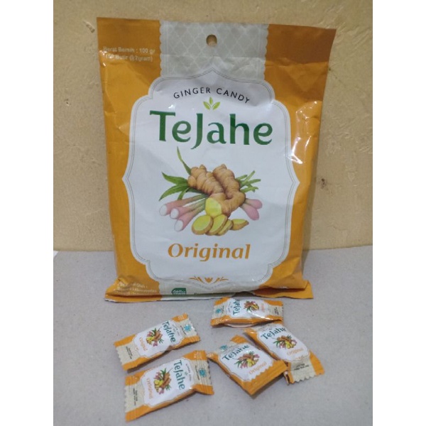 Jual Permen Tejahe Ginger Candy bag isi 50 butir Herbal | Shopee Indonesia