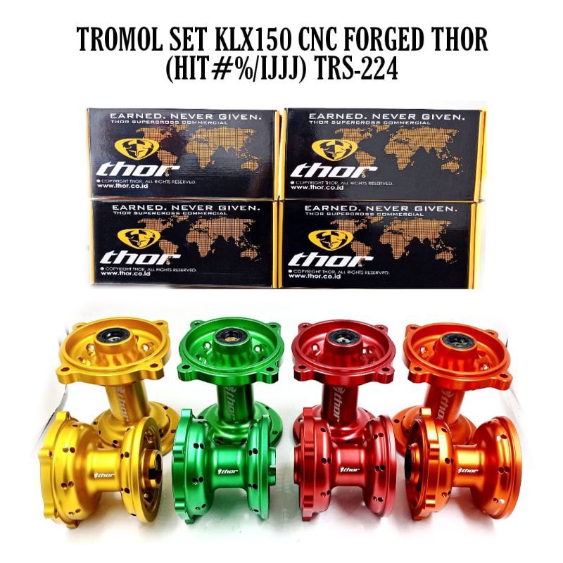 Jual Tromol Set Crf Dan Klx Full Cnc Thor Tromol Set Klx Thor Murah Tromol Set Crf Thor