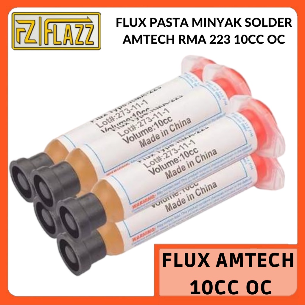 Jual FLUX PASTA MINYAK SOLDER AMTECH RMA - 223 10CC OC | Shopee Indonesia