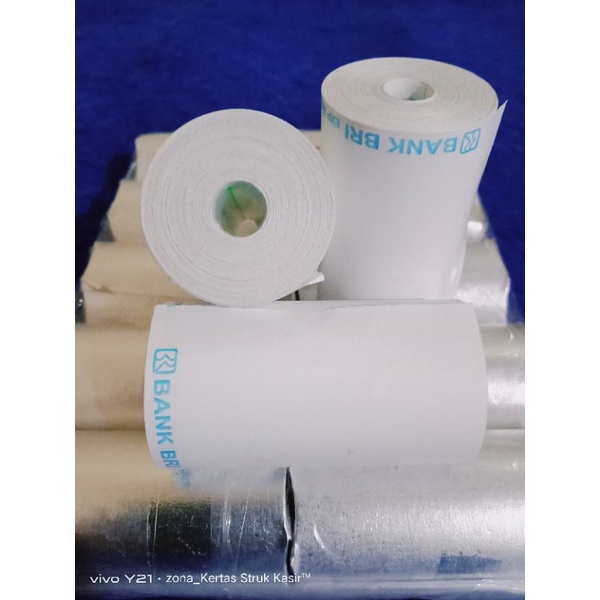 Jual KERTAS KASIR STRUK/ THERMAL LOGO BRI/ PRINTER THERMAL CORELES 58MM ...