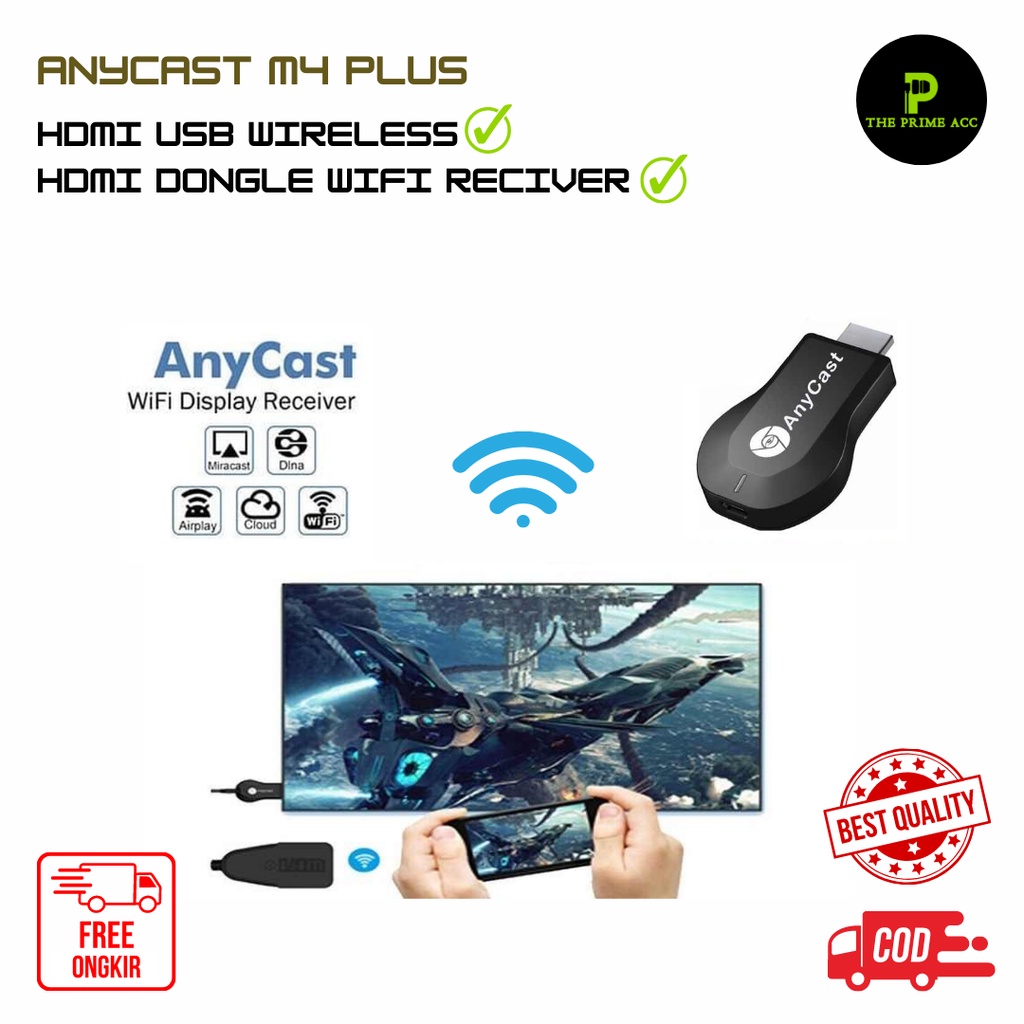 Jual HDMI WIFI DISPLAY RECEIVER ANYCAST M2 GOOGLE CHROMECAST HDMI CAST ...
