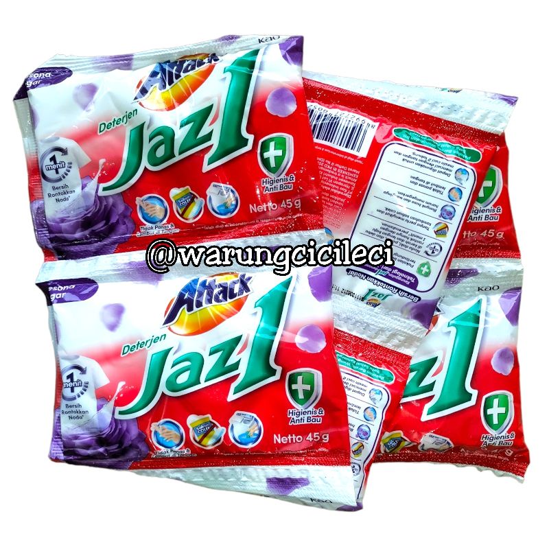 Jual DETERJEN ATTACK JAZ1 - PESONA SEGAR 45g x 6pcs ( 1 RENCENG ...