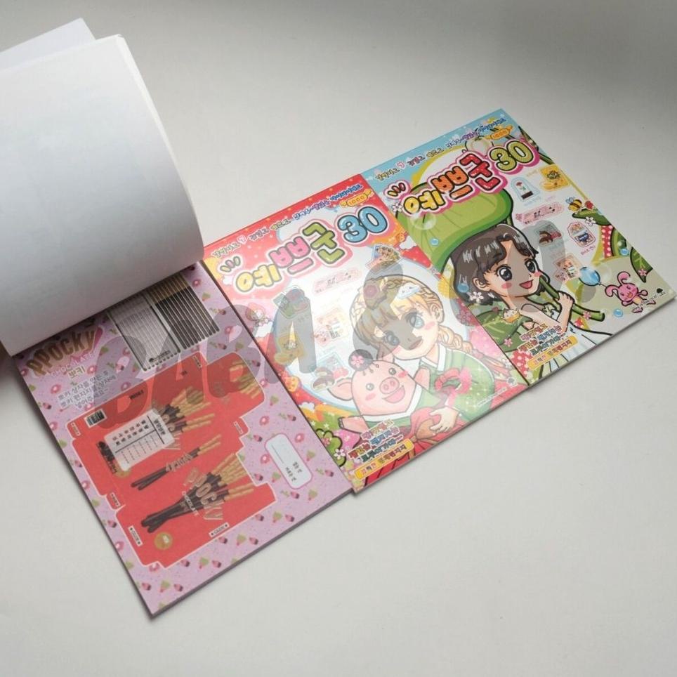 Jual [PRODUK CH7ZO] BUKU ORIGAMI KOREA KOREAN BENTUK MAKANAN PAPERCRAFT