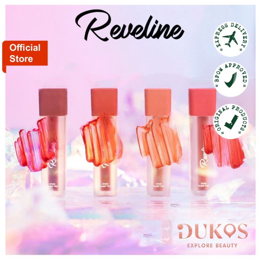 Jual REVELINE Stain Plump Tint Lip Liptint Shopee Indonesia