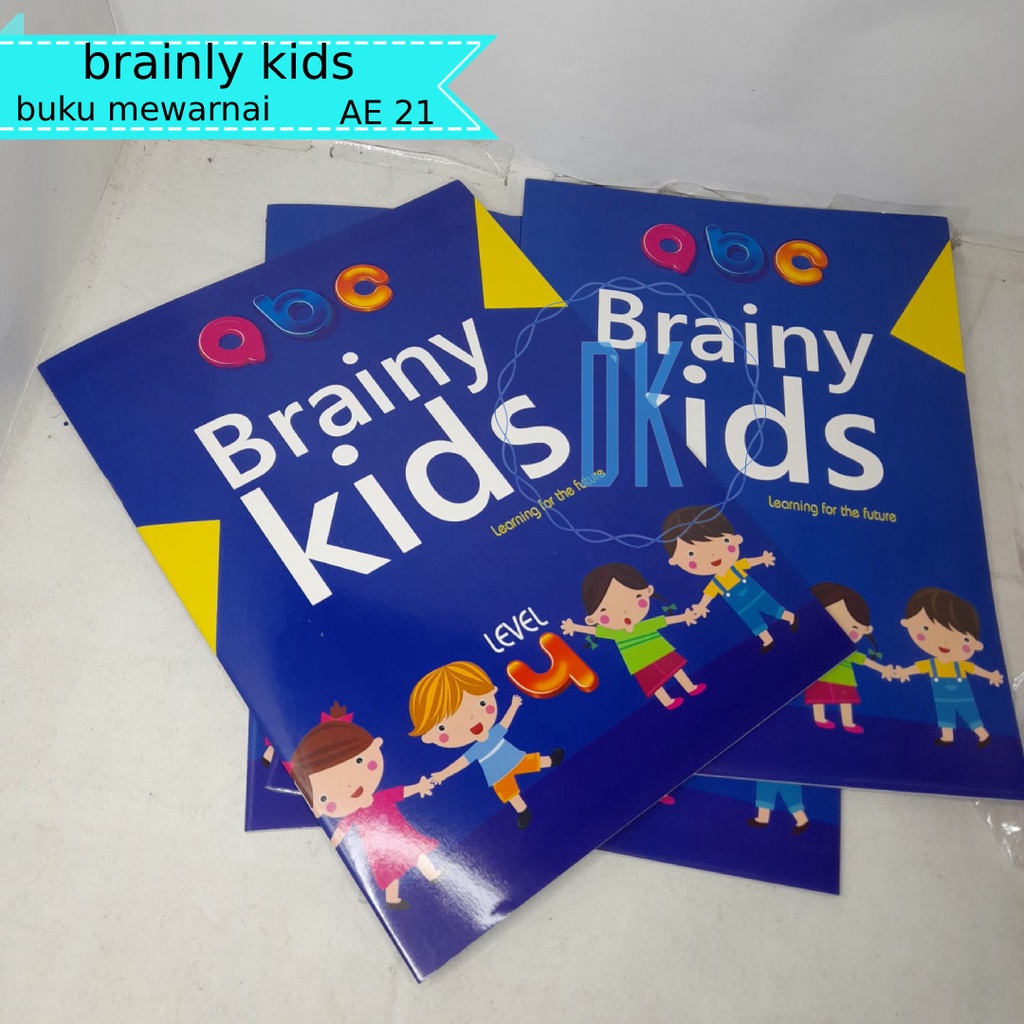 Jual buku mewarnai brainy kids ae 21/buku edukasi bahasa inggris anak ...