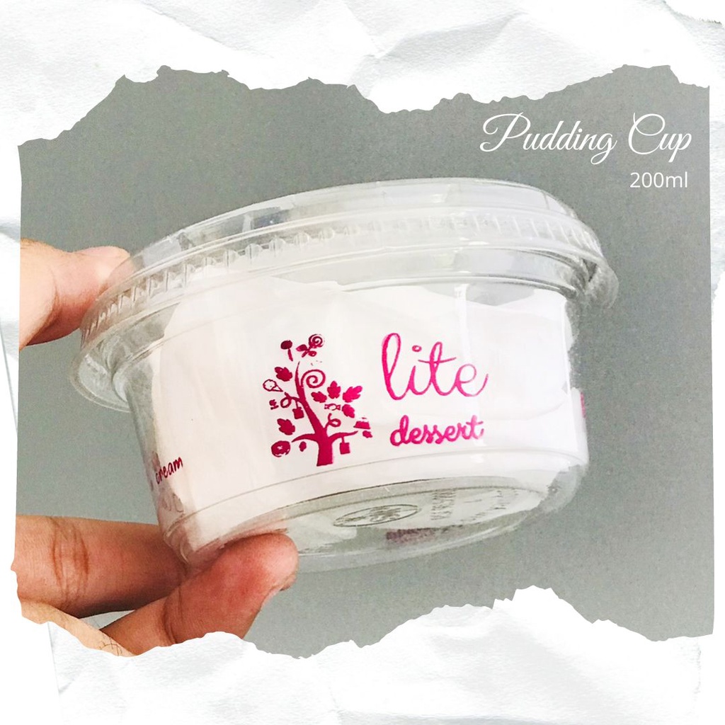 Jual Pudding Cup 200ml Custom Design | Shopee Indonesia